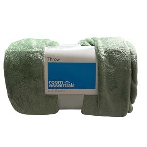 Soft Green Throw Blanket